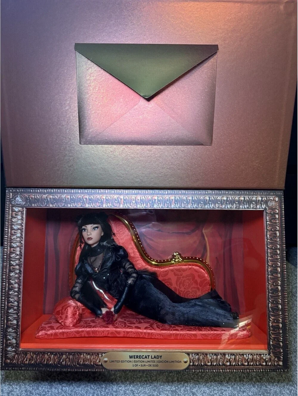 Disney Haunted Mansion Werecat Lady Doll Limited Edition (Actual) Doll 17” w/COA